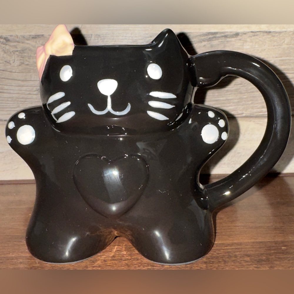 Super Cute 🥰 Halloween Black Cat 🐈‍⬛ Wearing A Pink Bow 🎀 by Cobwebs & Cauldrons